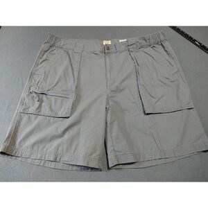 Red Head Ripstop Shorts Men 46/8 Gray Utility Pockets Flex Waist Hiking Outdoor‎
